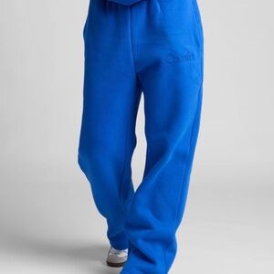 Comfrt Minimalist Straight Leg Sweatpants Cobalt Blue NWOT Large